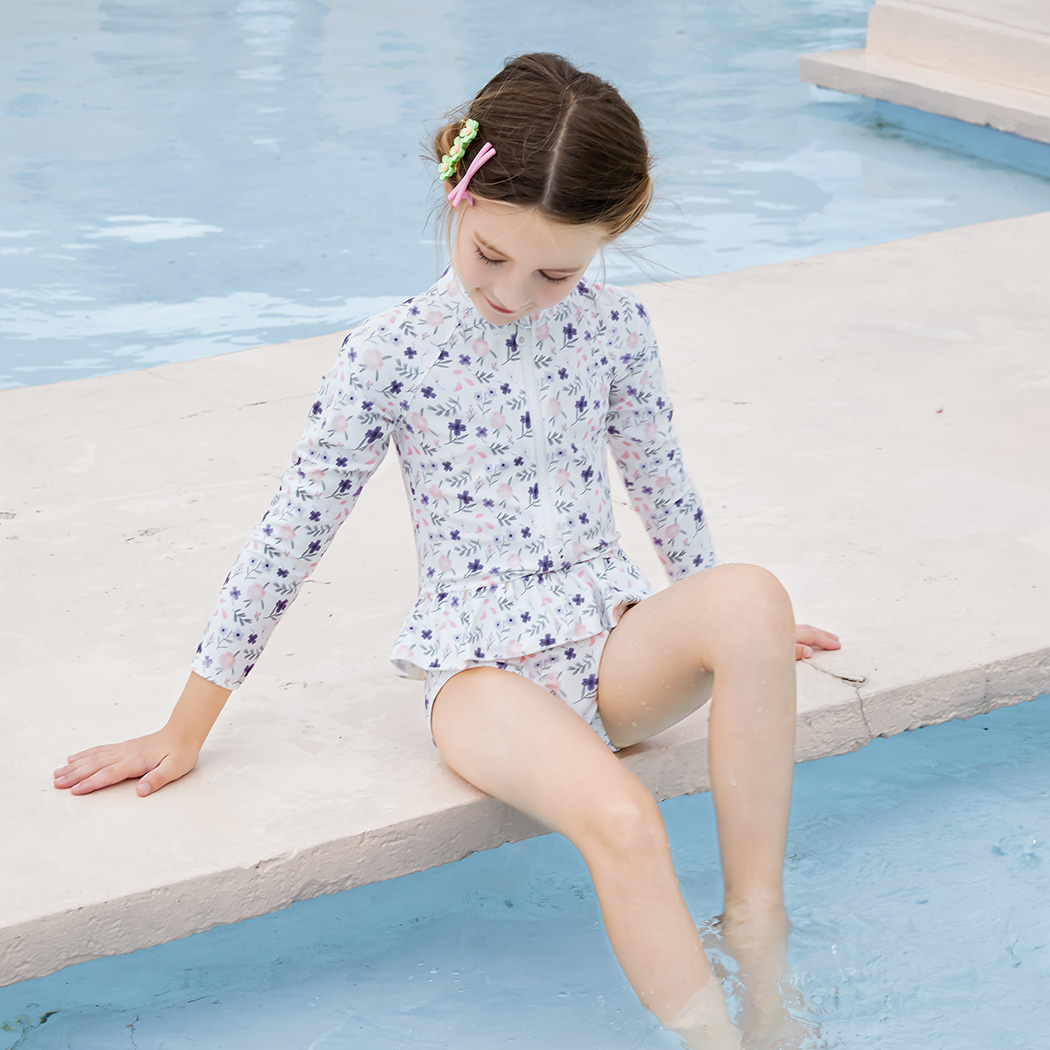 TeddyShop キッズ 水着 女の子 ワンピース オールインワン