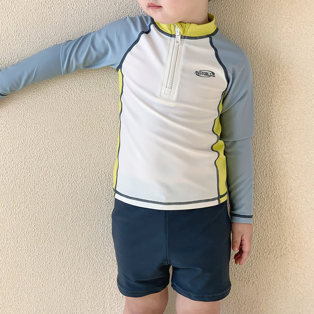 TeddyShop キッズ 水着 男の子 セパレート ラッシュガード