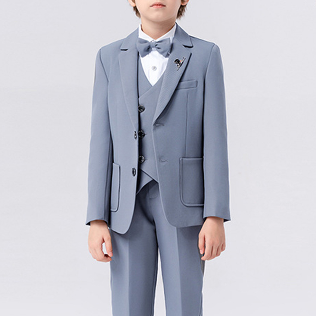 キッズ スーツ 男の子 子供服 長袖 ジャケット ベスト パンツ 蝶
