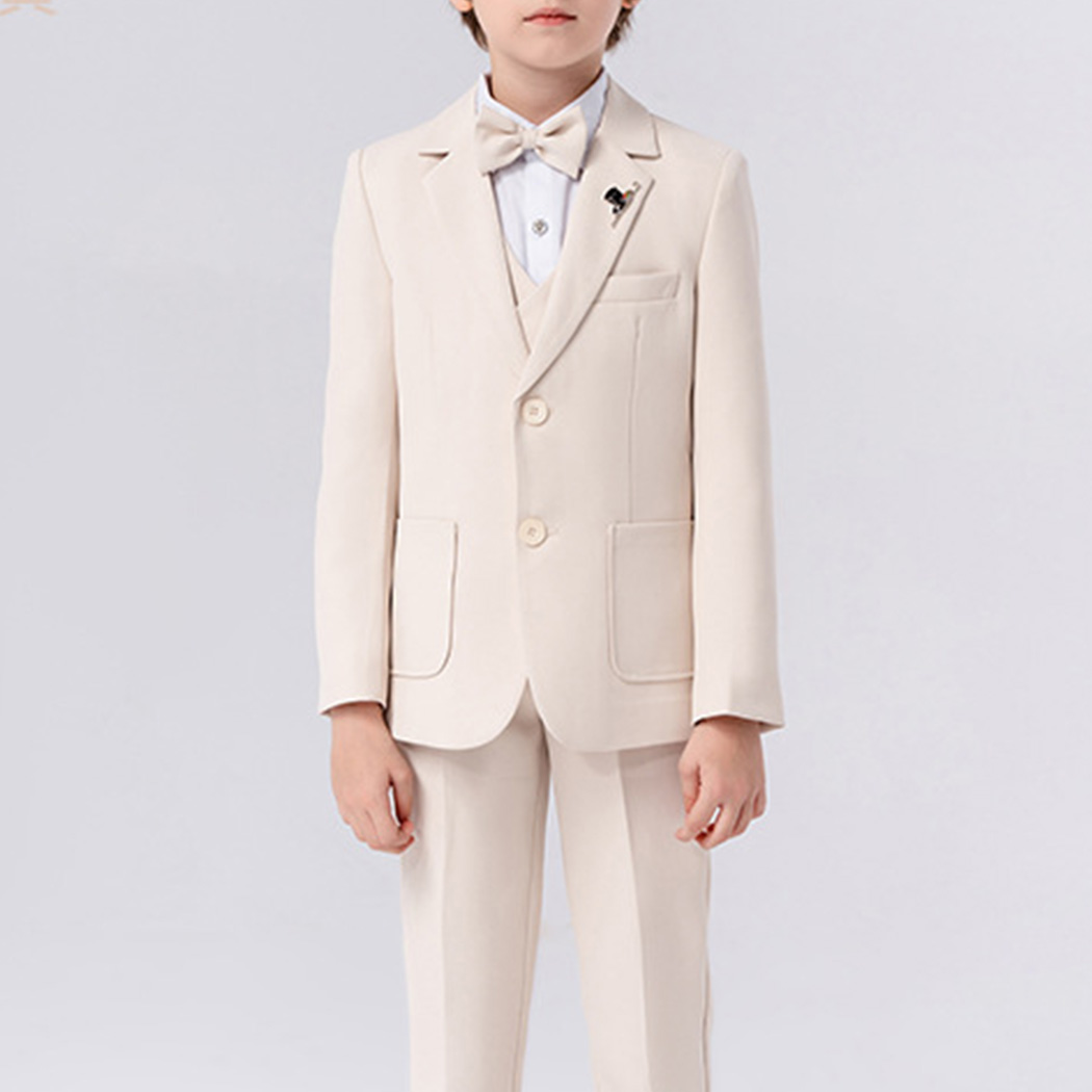 キッズ スーツ 男の子 子供服 長袖 ジャケット ベスト パンツ 蝶