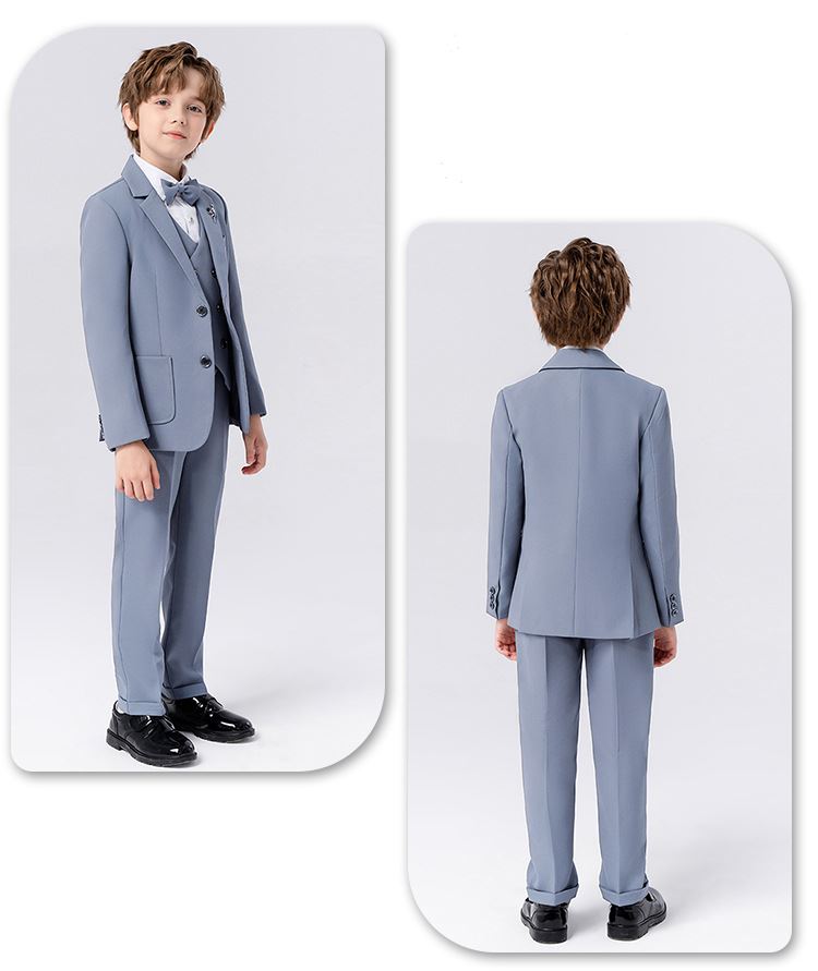 キッズ スーツ 男の子 子供服 長袖 ジャケット ベスト パンツ 蝶