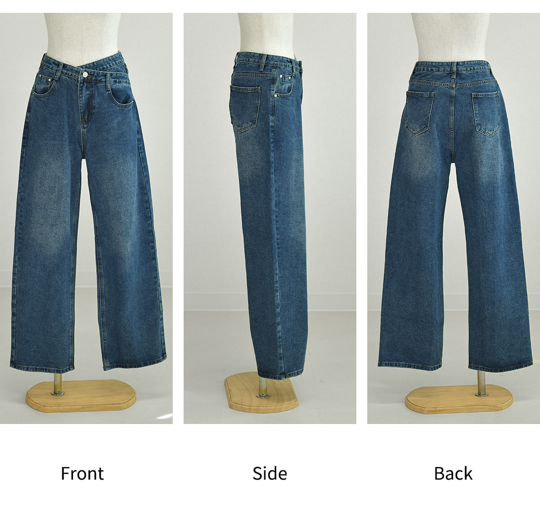 シンプルでクールなストレートワイド ワイドパンツ ジーンズ Amazon | [サムシング] ジーンズ LISA ワイドデニムパンツ SEA10