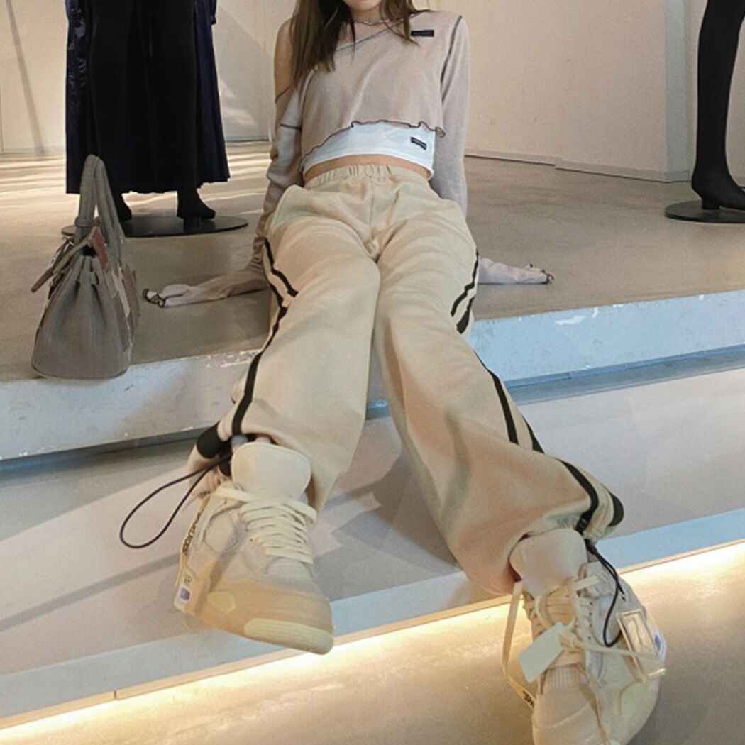 スウェット パンツ レディース ボトムス ロング丈 秋冬