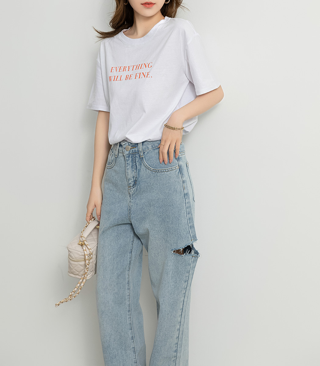 デニム パンツ レディース ボトムス おしゃれ 春秋 黒 ゆったり
