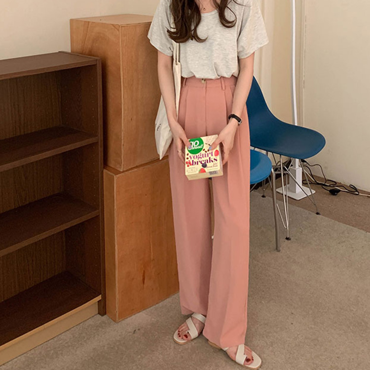 スラックス レディース きれいめ パンツ ボトムス 春秋 10分丈 おしゃれ かわいい シンプル 黒 オフィス カジュアル | ブランド登録なし | 20