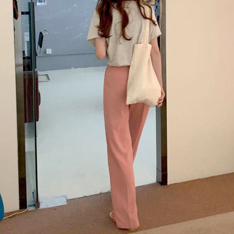 シンプルなロングパンツ 年中使用可能 お洒落カジュアル女子会OK セール】ロングパンツ スェット調 レディース リブ 女性