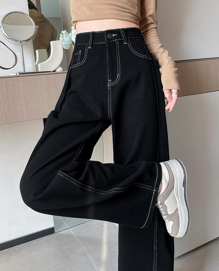 デニム パンツ レディース ボトムス 12分丈 ロング ワイド ズボン