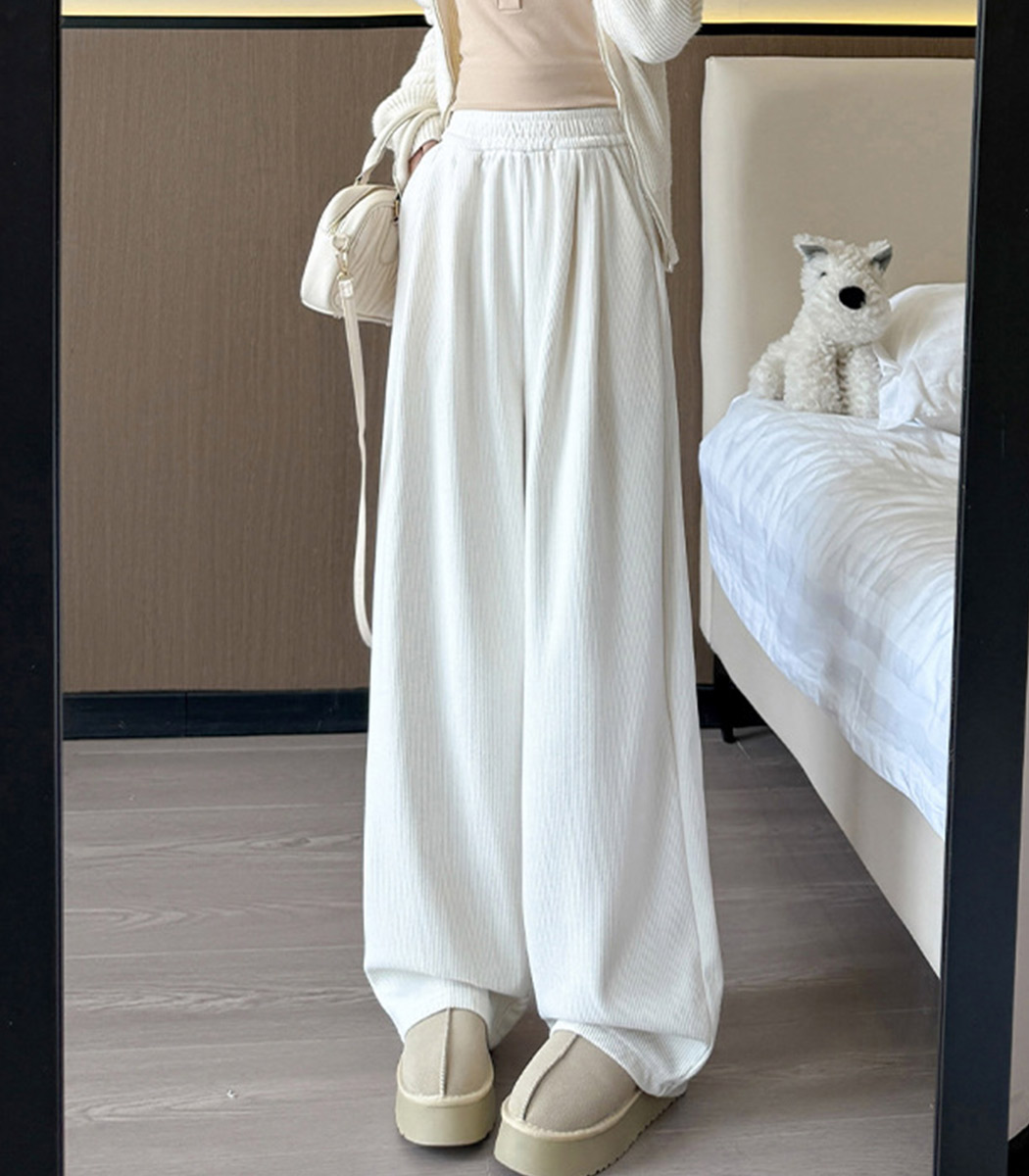 コーデュロイ パンツ レディース ボトムス ズボン ゆったり ストレート