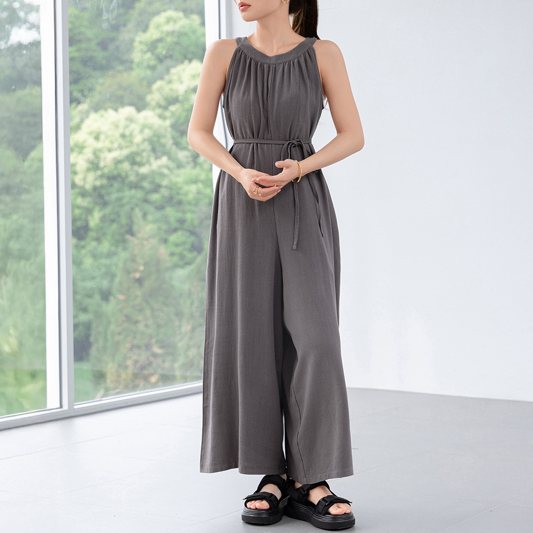 サロペット・オーバーオール・オールインワン TAKIBI Canvas Dress 2 Olive TAKIBI Canvas Dress 2 Olive