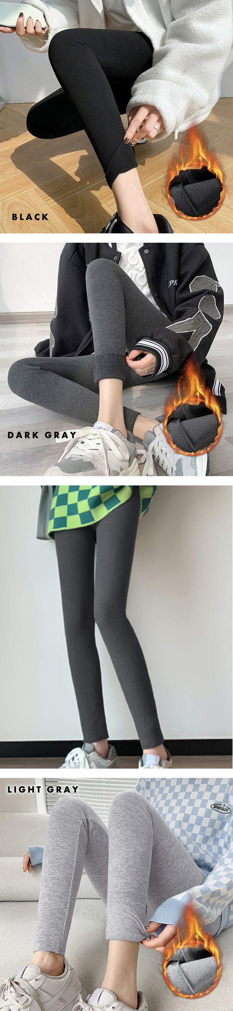 裏起毛 パンツ 黒 秋冬