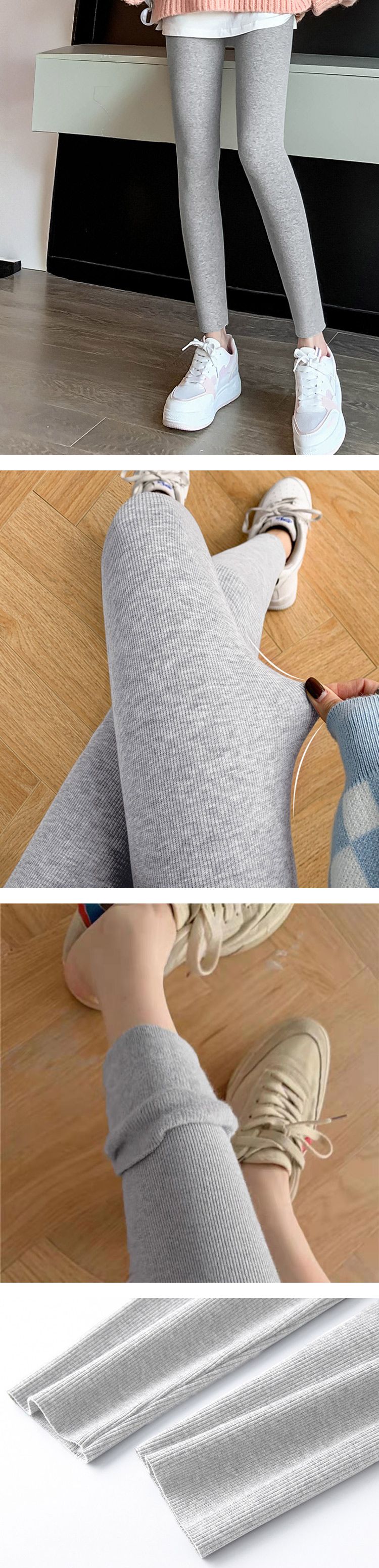 裏起毛 パンツ 黒 秋冬