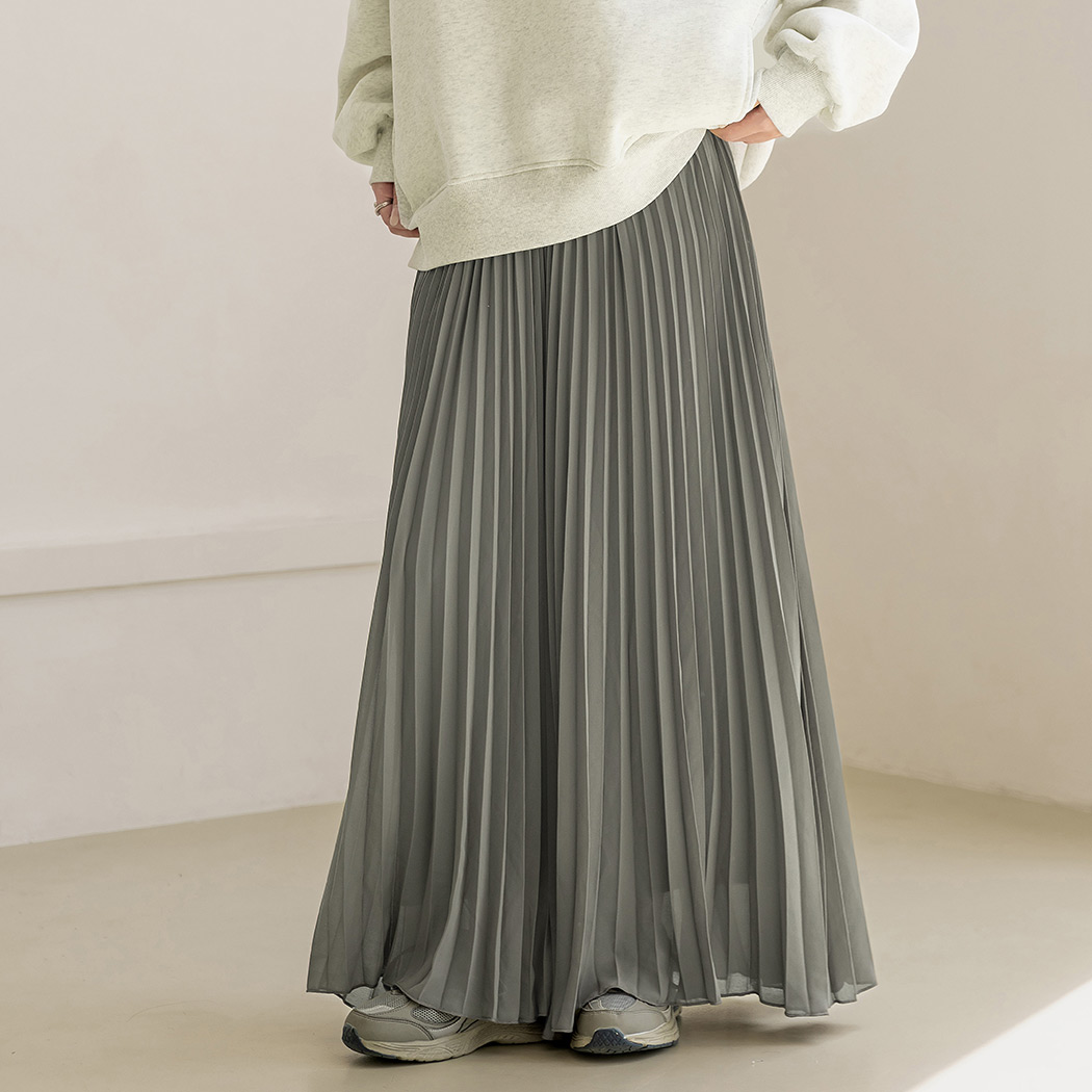 プリーツパンツ ワイド パンツ レディース きれいめ ボトムス ロング