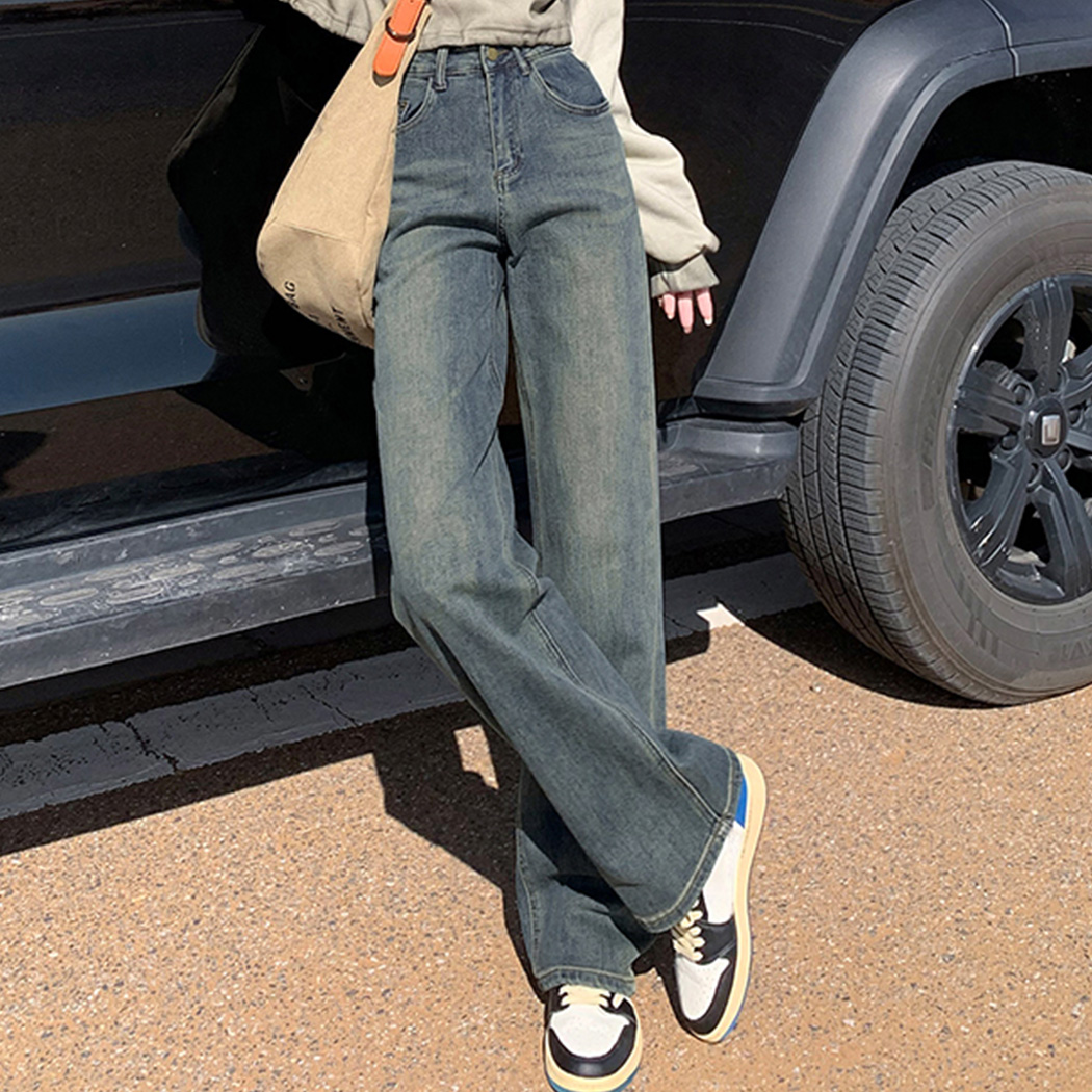 裏起毛 デニム パンツ ストレート レディース ボトムス 防寒 保温