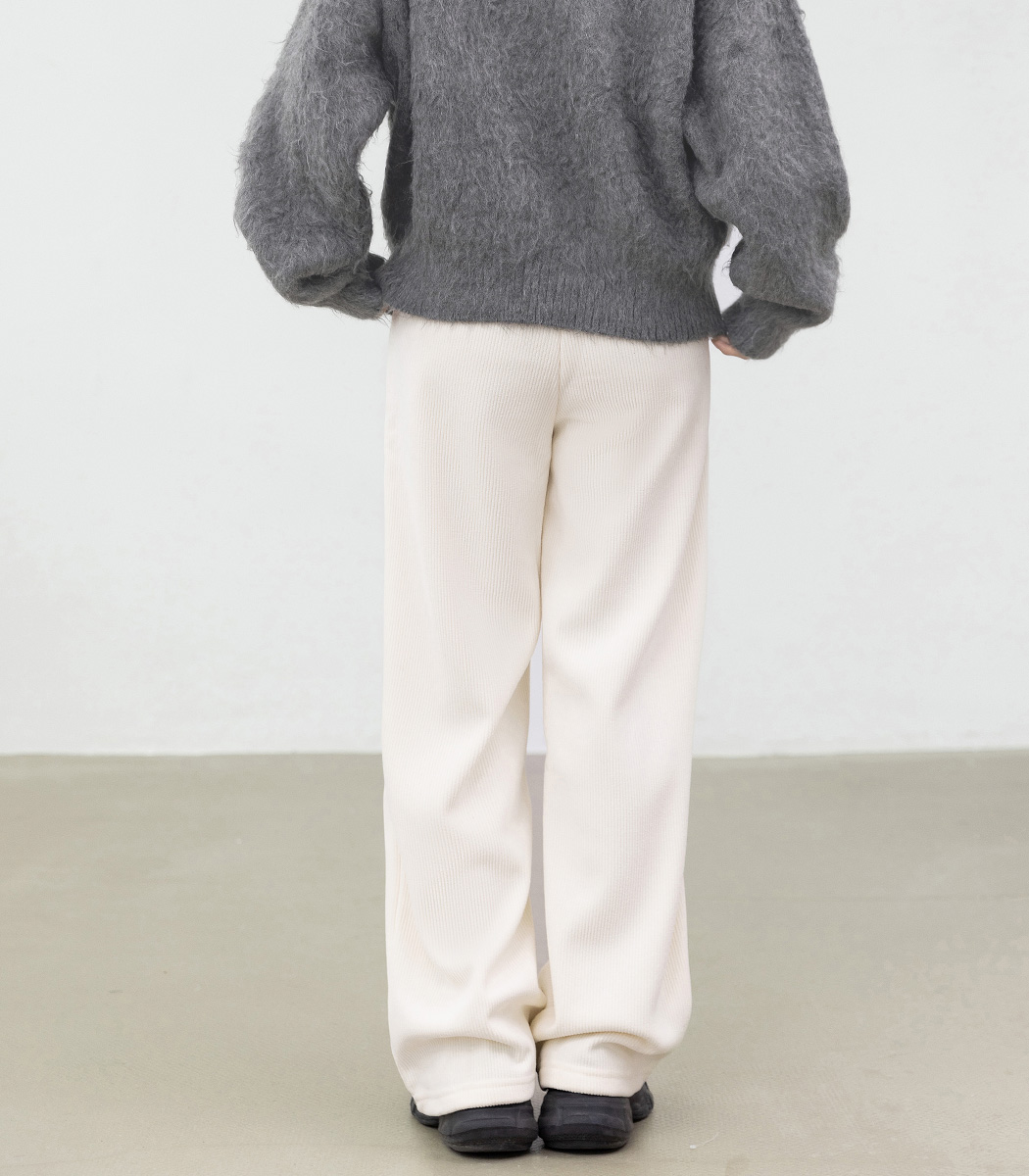 裏起毛 パンツ ワイド レディース きれいめ ボトムス ロング丈 暖かい