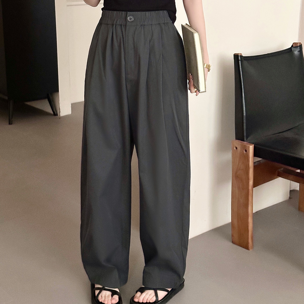 タックパンツ バルーンパンツ レディース ボトムス ワイド ロング