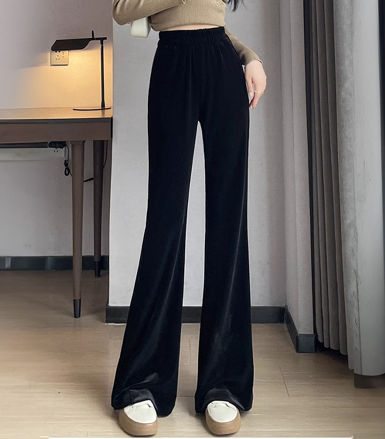 フレア パンツ ベロア