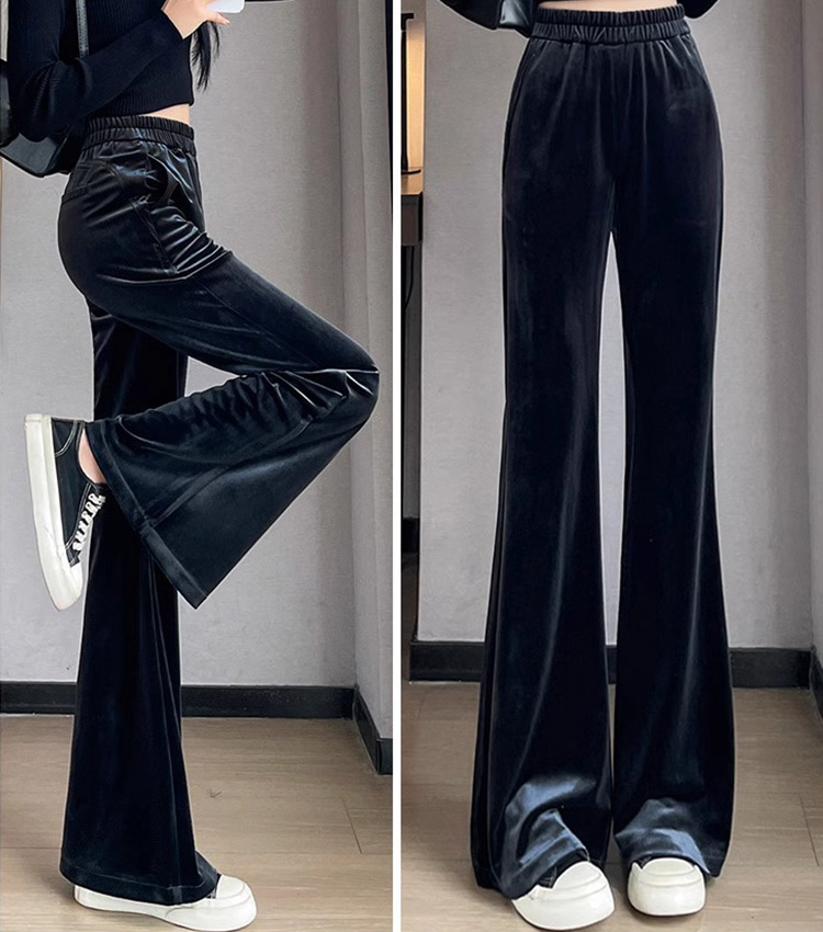 フレア パンツ ベロア