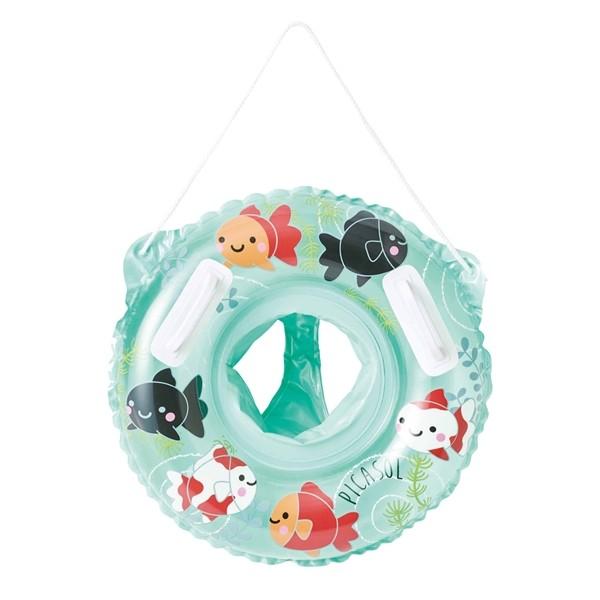浮き輪 子供 55cm ベビー 足入れ 足穴 足抜き スイムリング フロート アウトドア ビーチグッズ リング型 水遊び|水着ストア|25