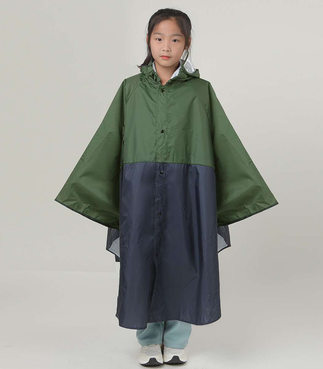 キッズ レインポンチョ レインコート 男の子 女の子 小学生 ジュニア