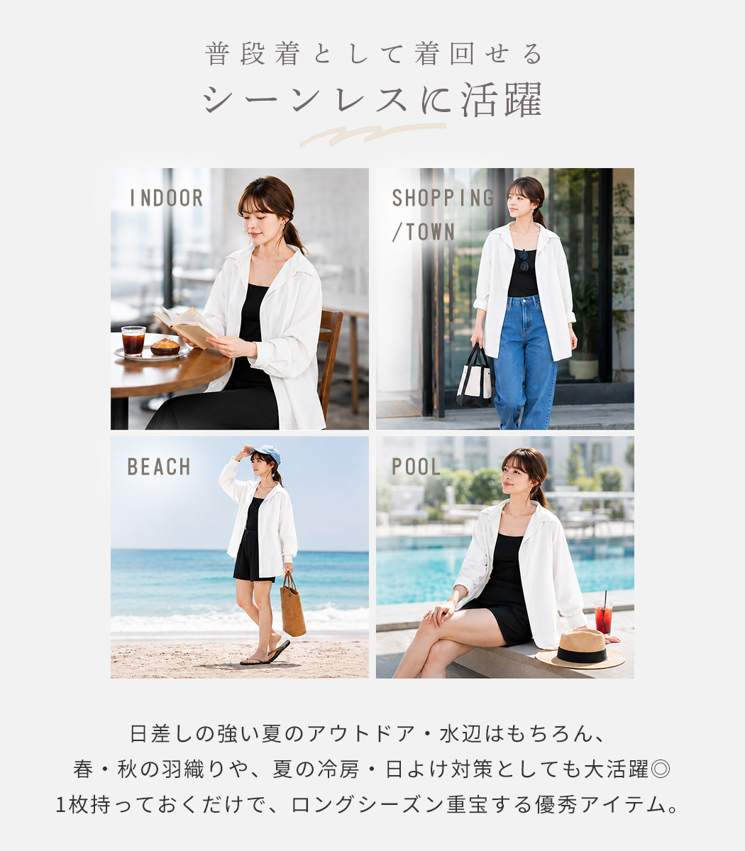 UVカット率 99%以上 ラッシュガード シャ...の詳細画像4