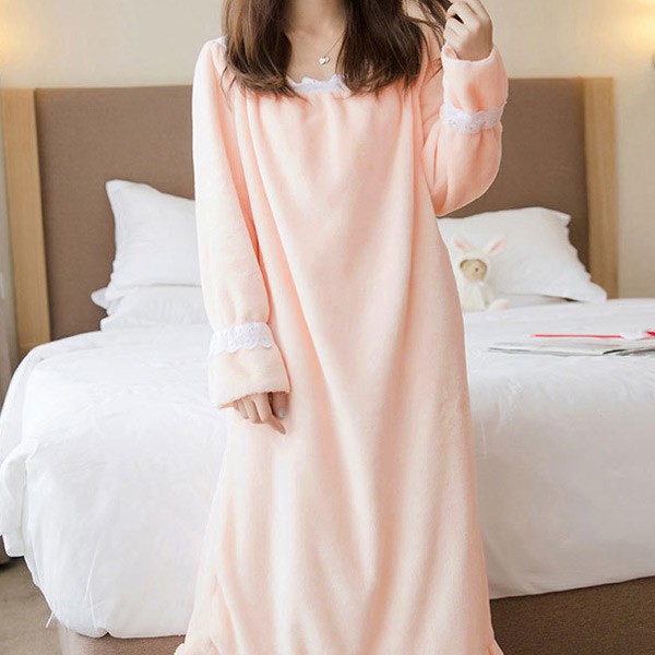 ルームウェア ワンピース もこもこ パジャマ レディース かわいい 長袖 やわらかい ルームワンピース 冬 水着ストア 通販 Paypayモール