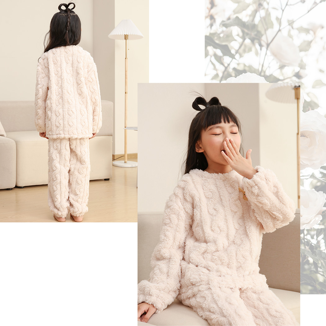 パジャマ キッズ 女の子 男の子 長袖 冬 子供 トップス ボトムス