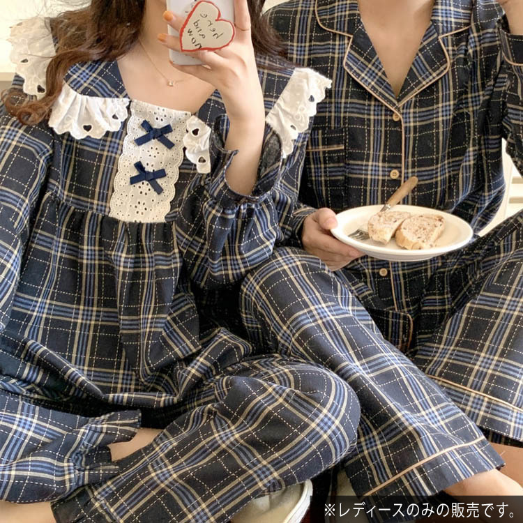 ルームウェア レディース 春秋 おしゃれ かわいい 長袖 トップス