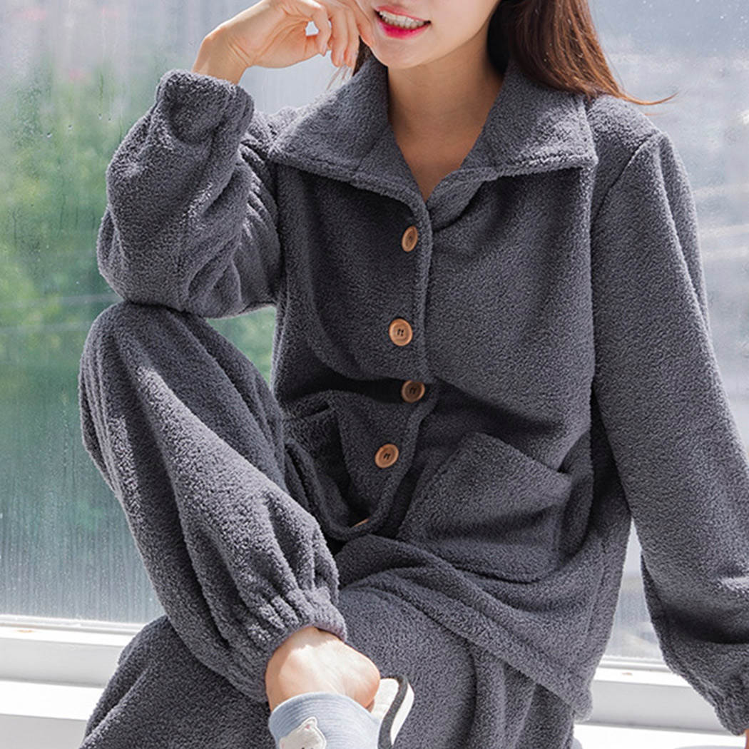 ルームウェア レディース 長袖 上下セット 起毛 ふわふわ もこもこ