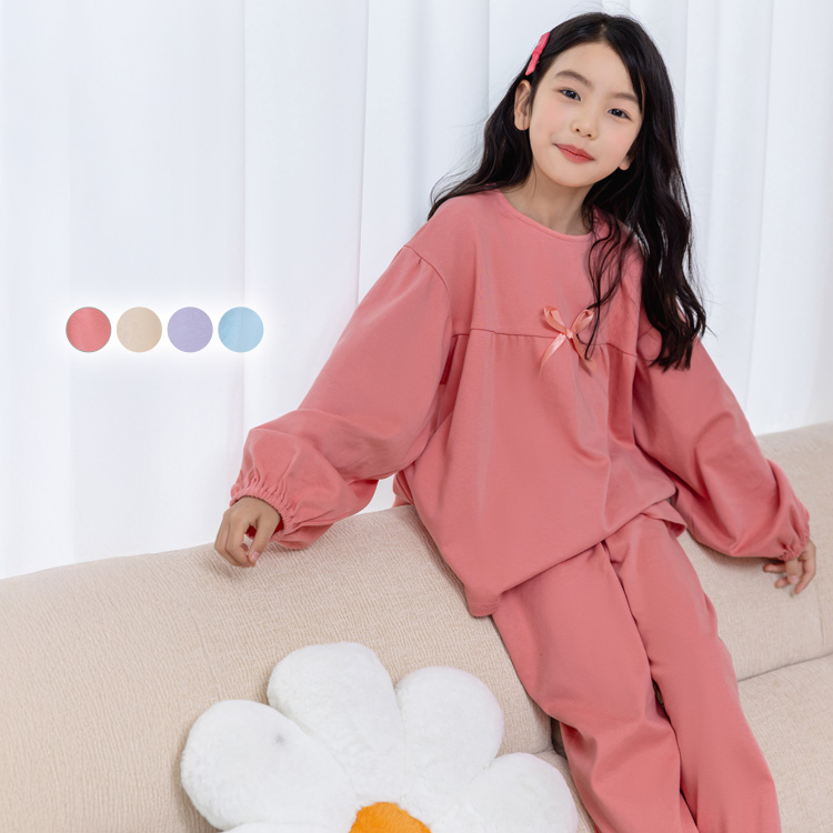 キッズ パジャマ 長袖 女の子 セットアップ セパレート 2点セット 110