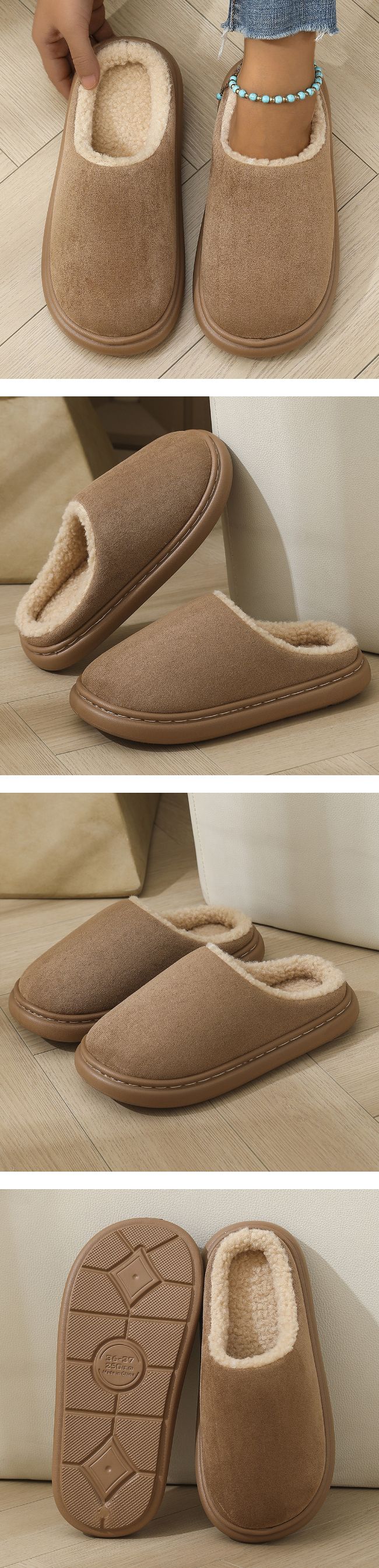  ボア スリッパ 室内