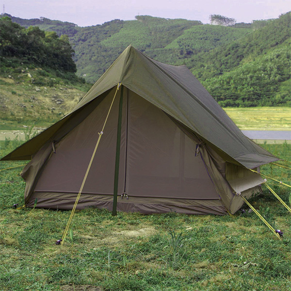 ロッジ テント ファミリー アウトドア キャンプ 3人用 4人用 シンプル 組み立て 折りたたみ キャンピング 紫外線カット｜mizuki-store｜02
