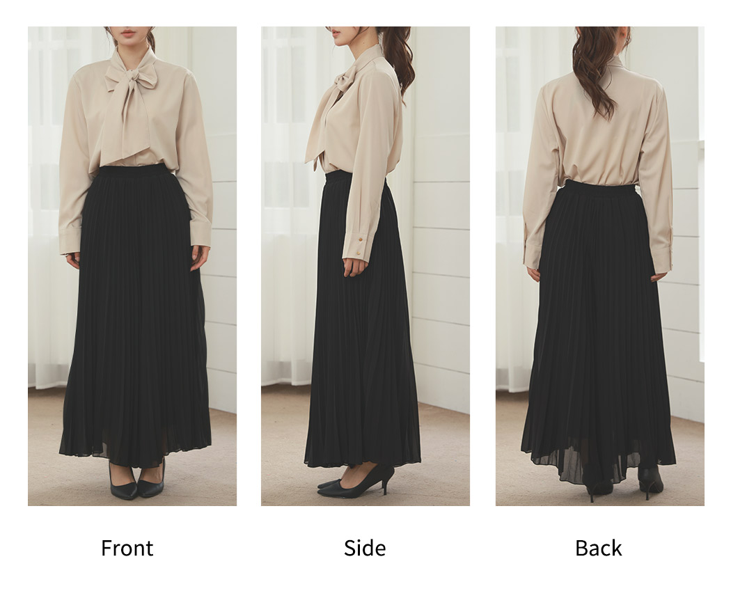 ブラウス ボウタイ 長袖 レディース トップス きれいめ オフィス