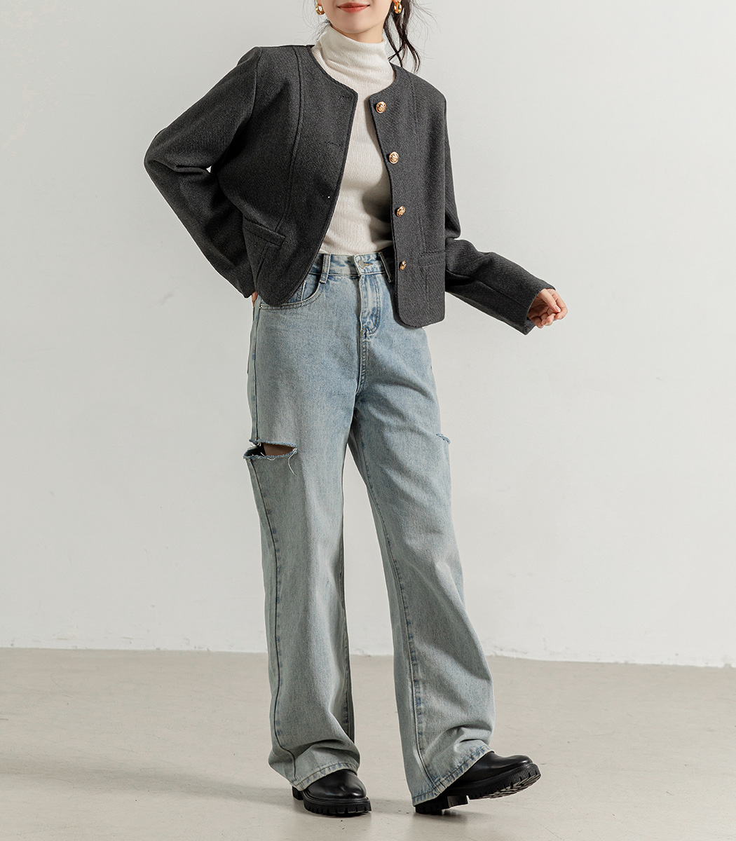 アウター ジャケット レディース 秋冬 ショート丈 セレモニー