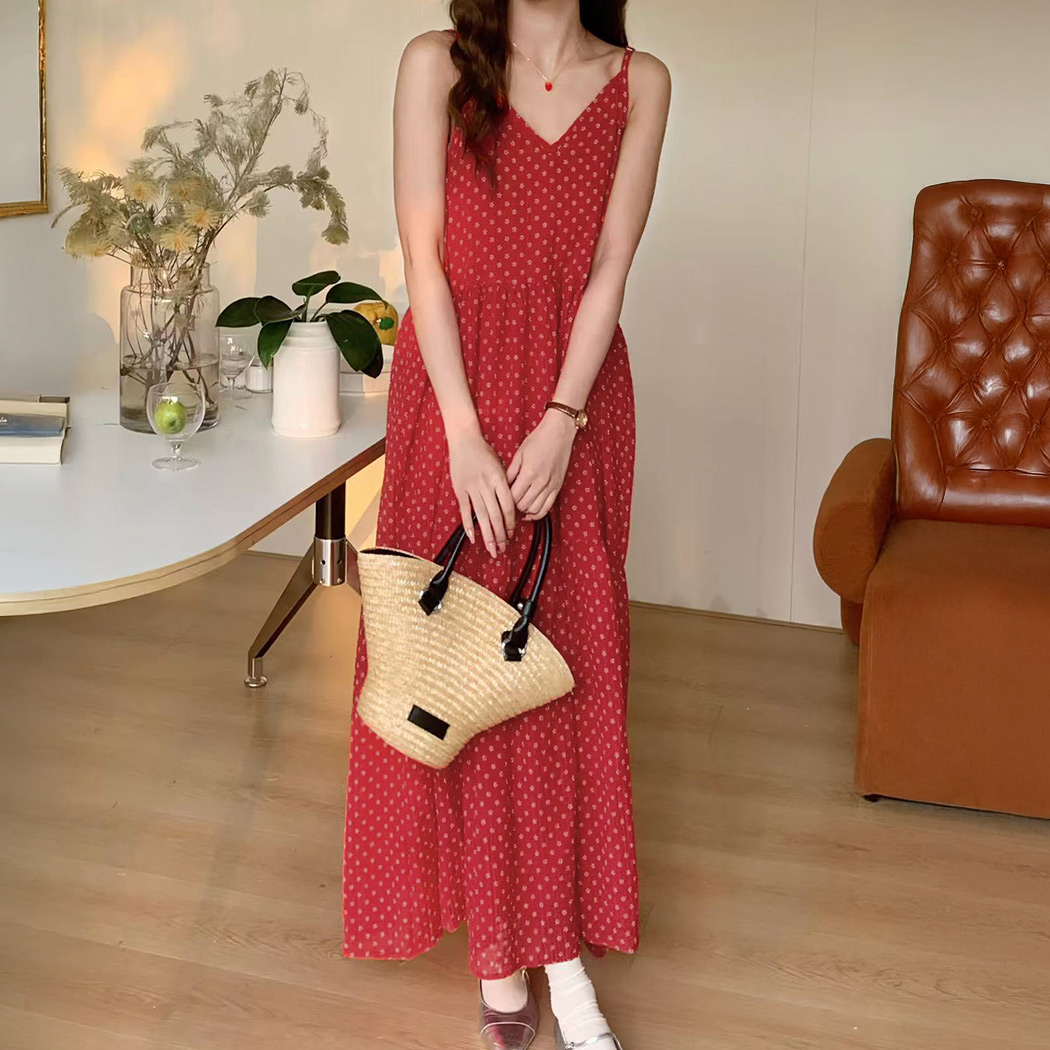キャミワンピ ワンピース レディース ロング 花柄 リゾート