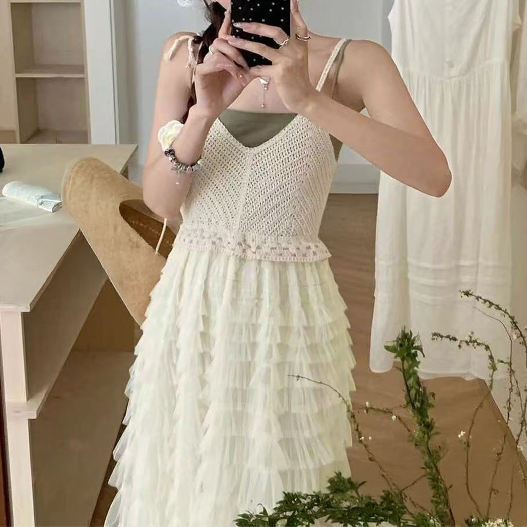 極美品✨現行　セオリー　ドッキング キャミワンピース　異素材 変形　ロング 異素材ドッキングロングワンピース キャミソールワンピース 脚長
