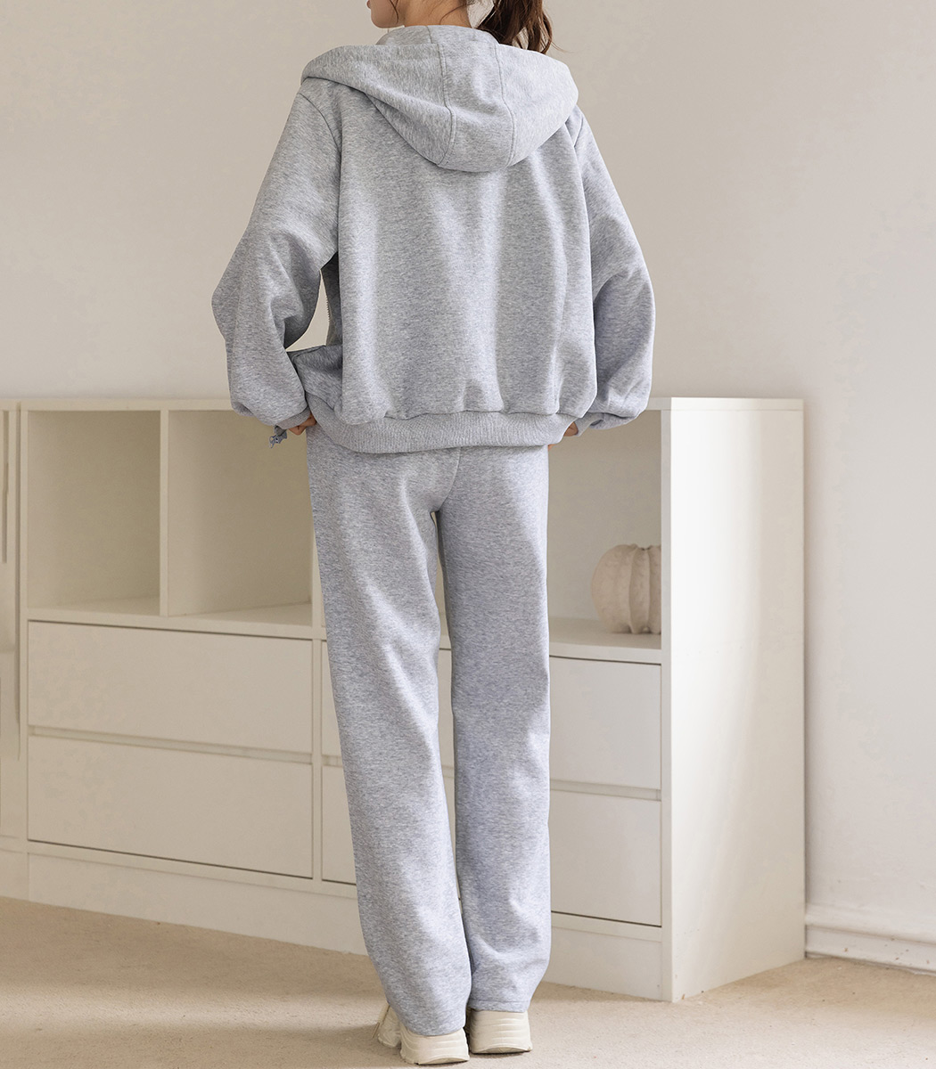 【sleepsheep】sheep上下セット♡グレー パーカー セットアップ レディース 上下 長袖 トップス パンツ 2点