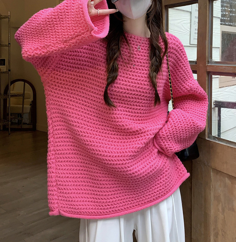 【セット】ローゲージ/チャンキー ビジューニット ニット チャンキー レディース 長袖 トップス ボリューム ざっくり編み