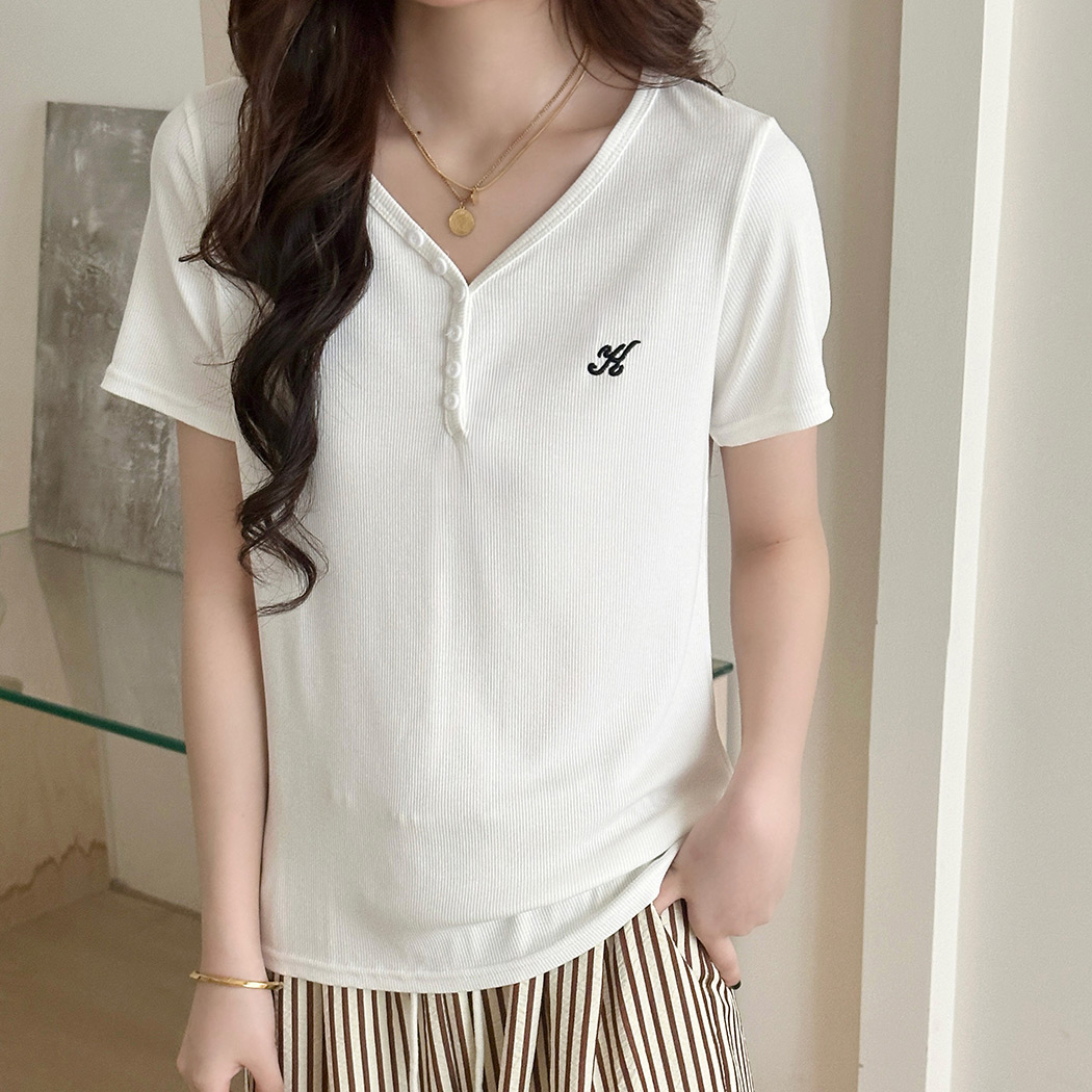 TeddyShop（テディショップ） Tシャツ レディース 半袖 トップス V