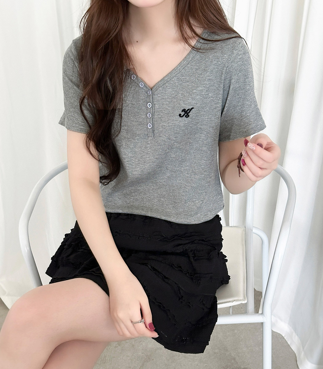 TeddyShop（テディショップ） Tシャツ レディース 半袖 トップス V