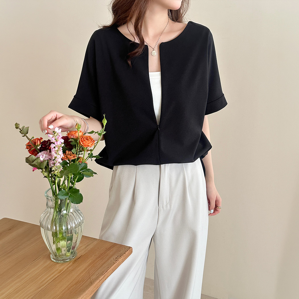 TeddyShop（テディショップ） ジップ トップス 半袖 レディース きれい