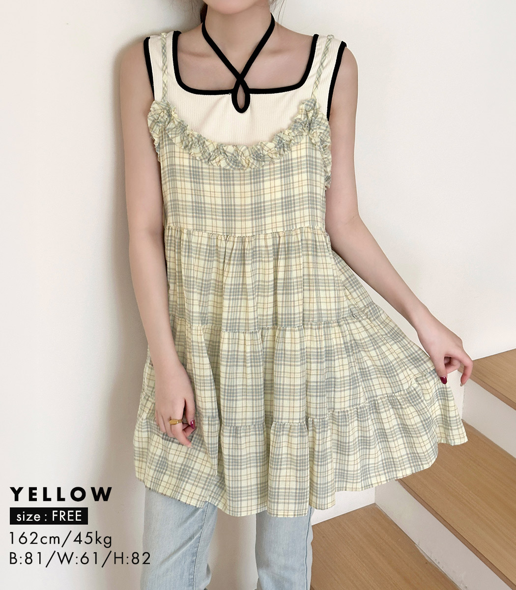 TeddyShop（テディショップ） キャミソール ミニ丈 ワンピース 