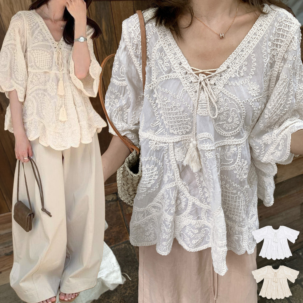TeddyShop（テディショップ） チュニック ブラウス 半袖 トップス