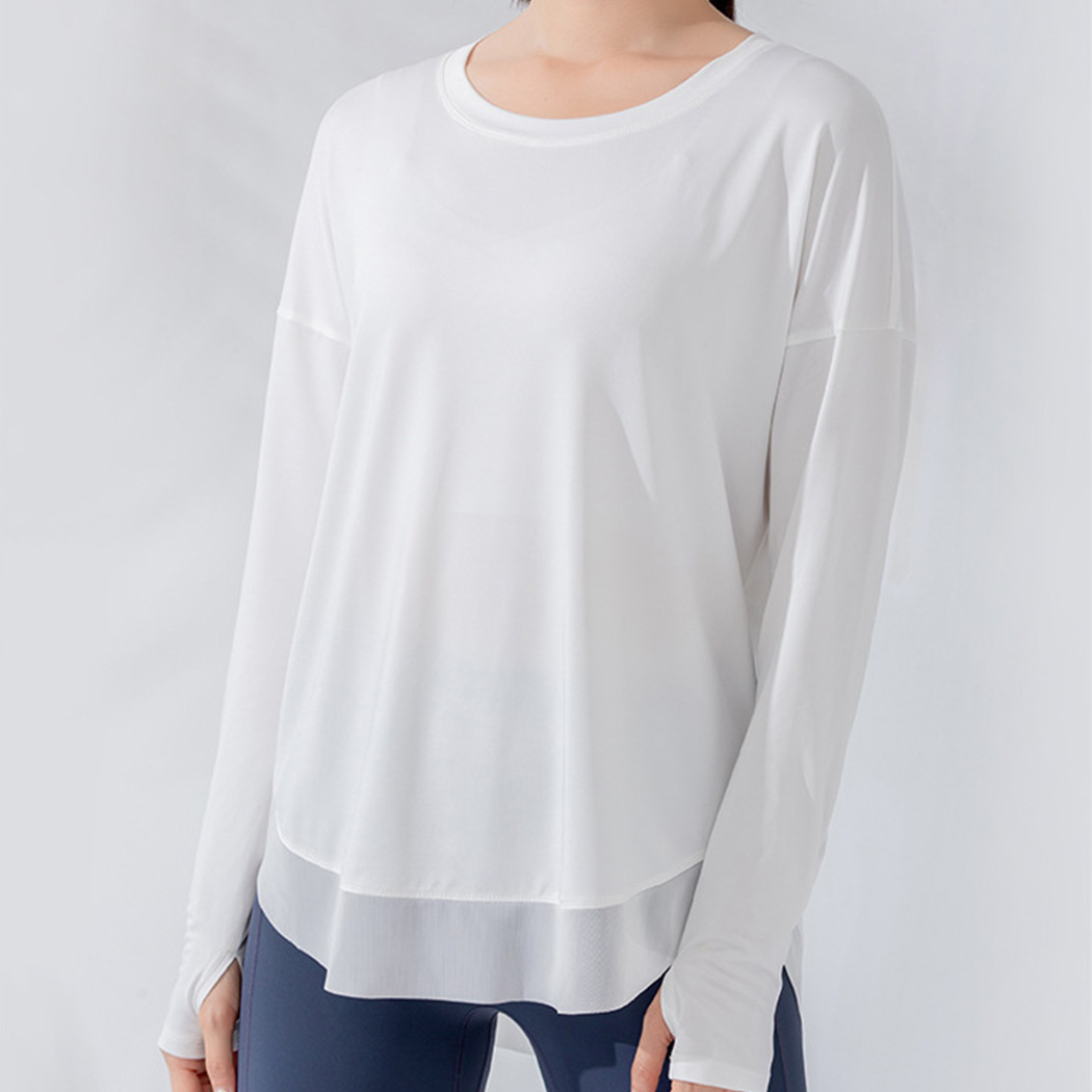 【定価9,500円】ルルレモン　長袖　ブラトップ　４　ブルー　グレー　ヨガウェア 定価9,500円】ルルレモン 長袖 ブラトップ 4 ブルー グレー