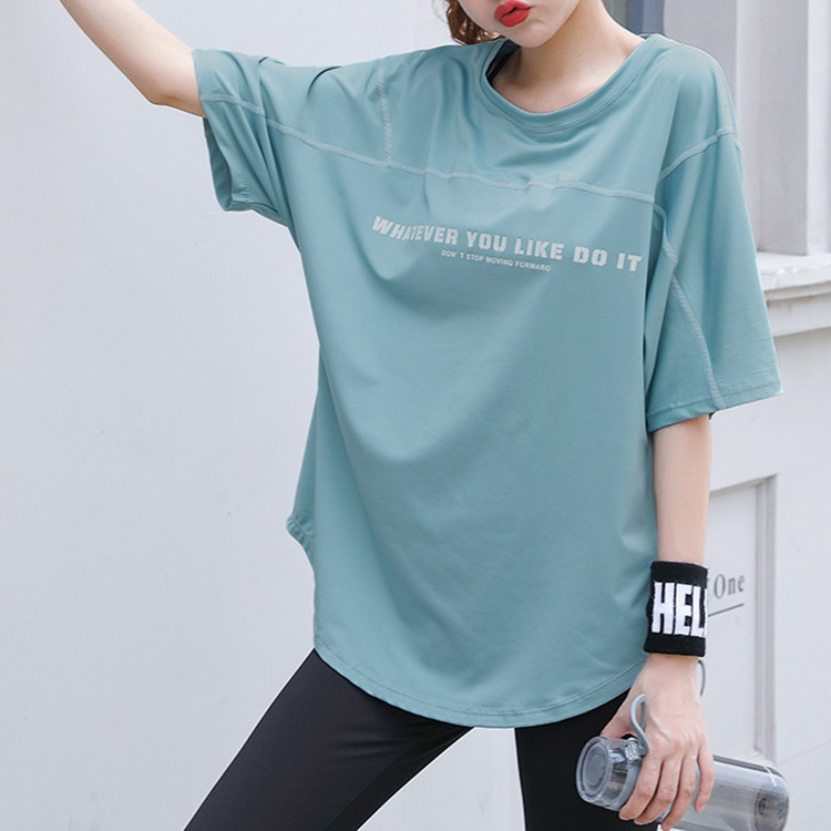 楽天市場】ヨガウェア 半袖 Tシャツ カットソー レディース
