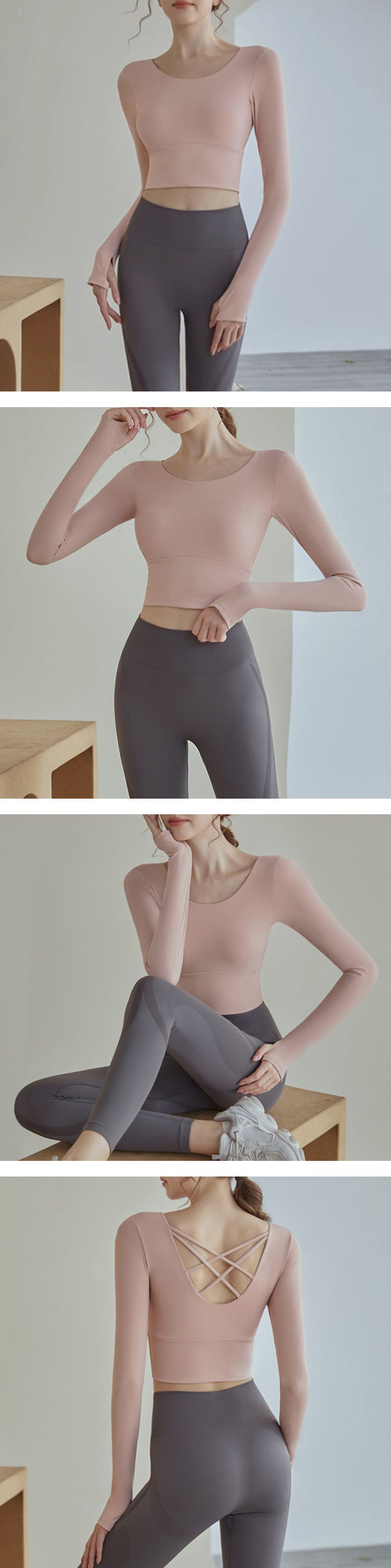 ヨガウェア トップス 長袖