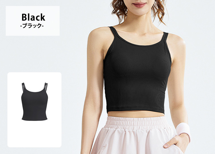 0　ジュリエ　黒　カップ付きトップス　＊　ヨガウェア　ホットヨガ　ダンス　バレエ 楽天市場】【1000円offクーポン】ヨガウェア トップス カップ