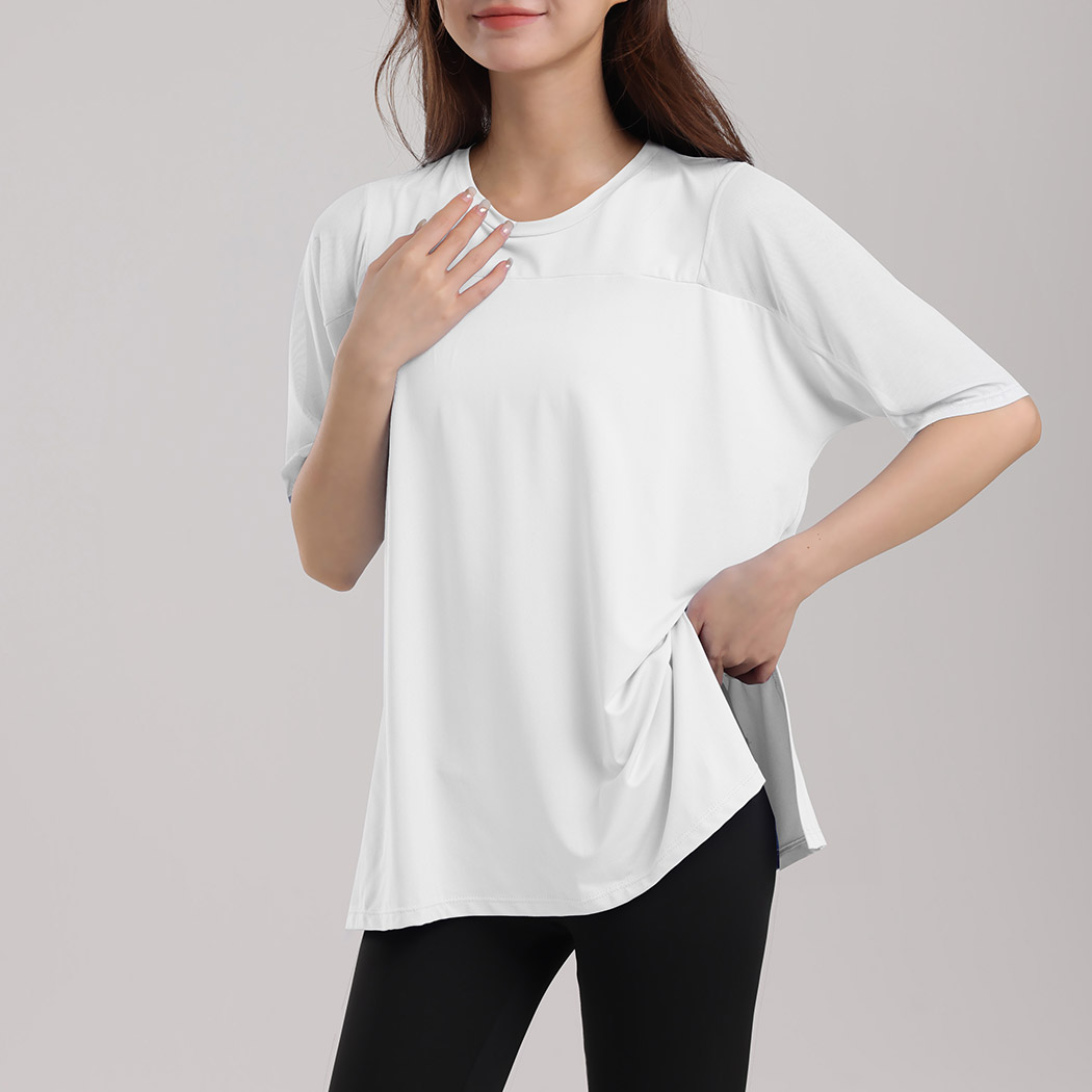 HYS SHOP ヨガウェア トップス 半袖 レディース メッシュ ストレッチ