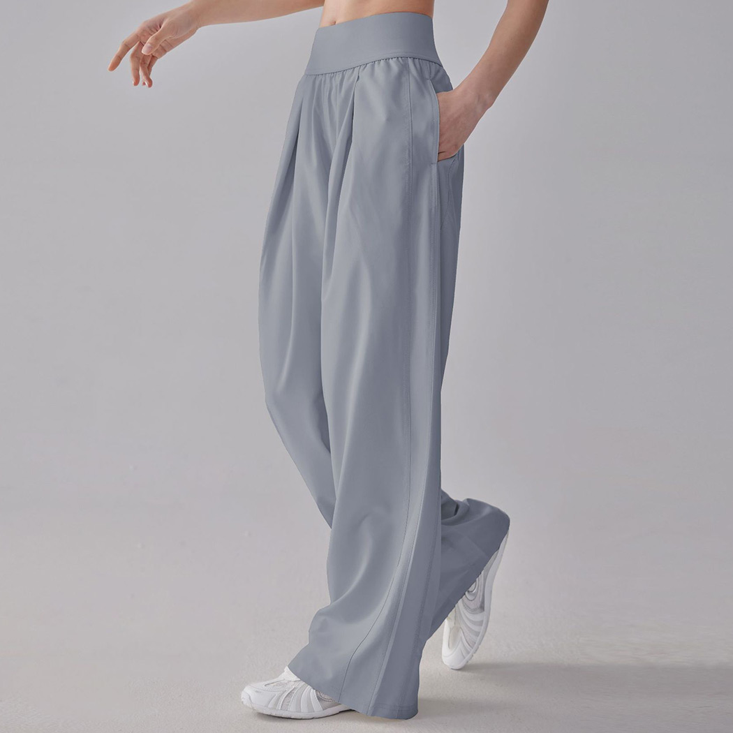 HYS SHOP ヨガウェア ヨガ パンツ ワイド タック パンツ レディース