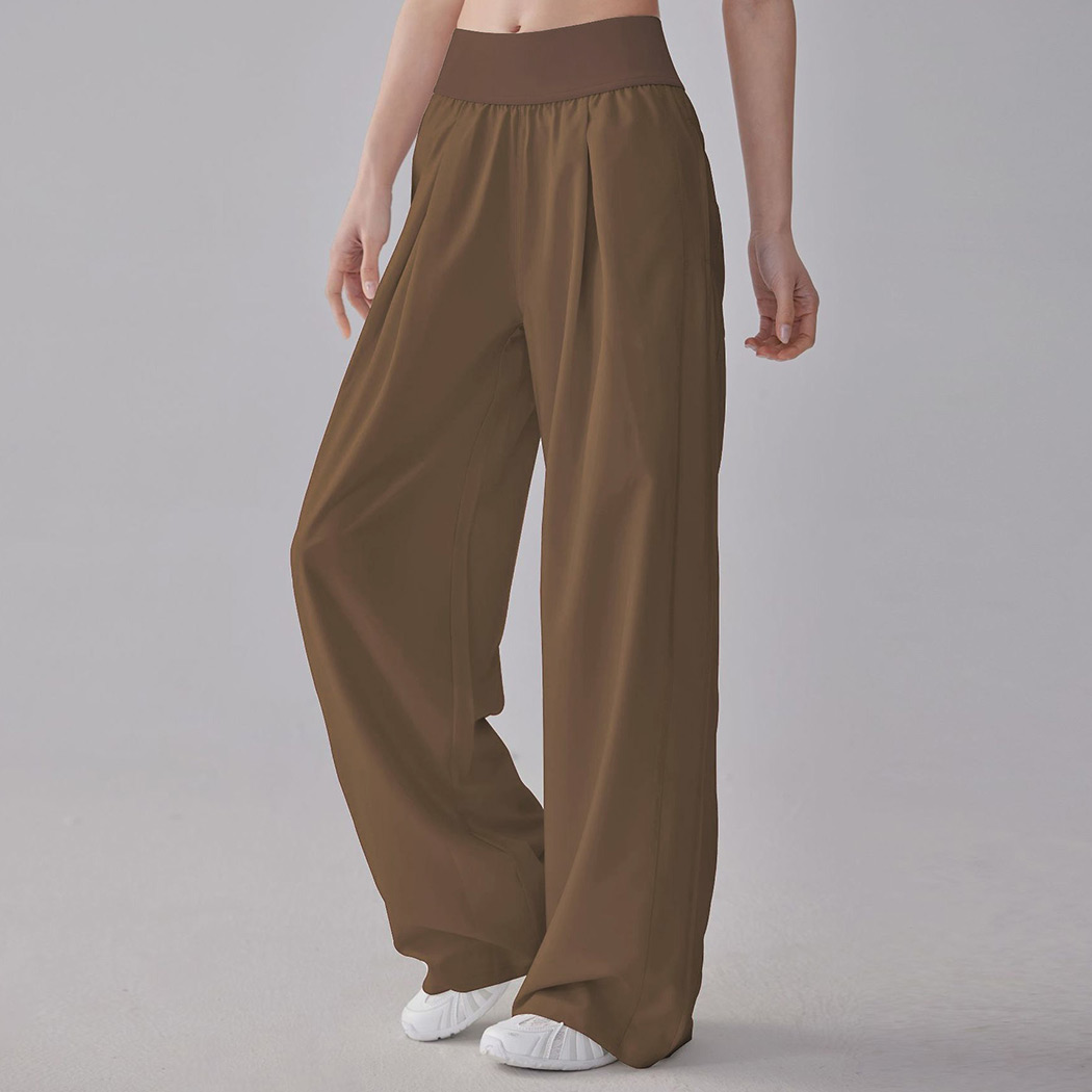 HYS SHOP ヨガウェア ヨガ パンツ ワイド タック パンツ レディース