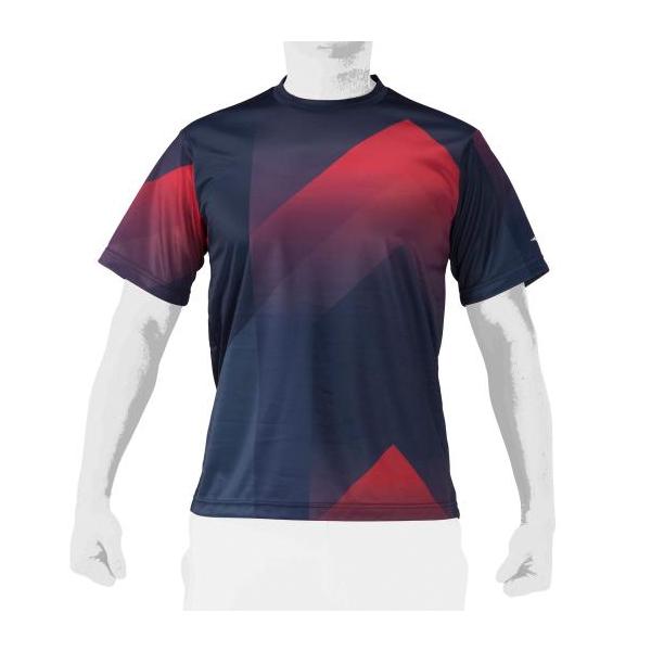MIZUNO（ミズノ） 野球 シャツ 公式 Tシャツ 半袖 KIDOグラフィック